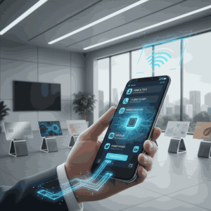 Modern digital visiting cards