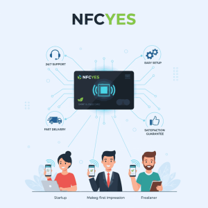 NFC business card for networking