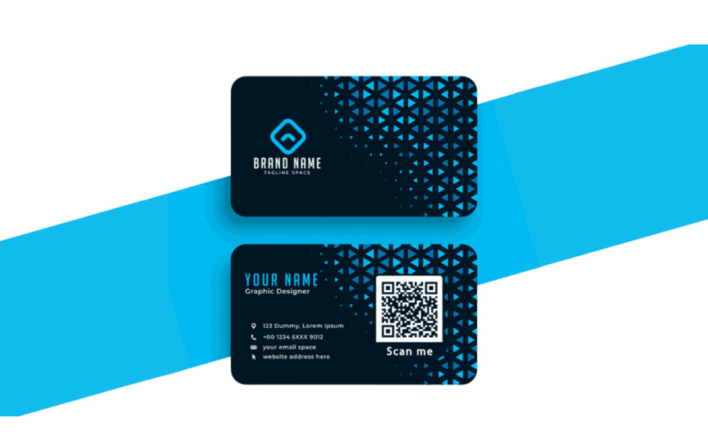 QR code business card