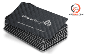 premium carbon fiber business card